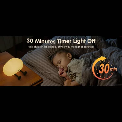 چراغ خواب فانتزی عروسکی سیلیکونی رومیزی شارژی طرح ابر