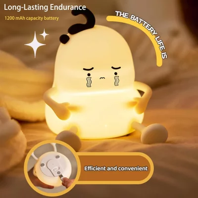 چراغ خواب فانتزی سیلیکونی طرح چاقالو شکمو Chubby A001