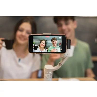 خرید و قیمت میکروفون بی سیم یقه ای 2 در 1 با رابط لایتنینگ گرین لاین مدل GN2IN1DDMLTBK