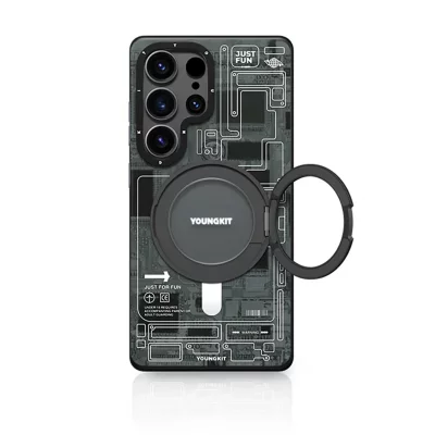 کاور (قاب) مگ سیف اس 25 اولترا سامسونگ یانگ کیت Youngkit Cyberpunk 360 Spin MagSafe S25 Ultra