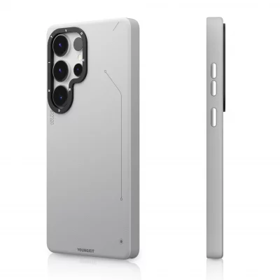 کاور ( قاب ) مگ سیف چرمی اس 25 اولترا سامسونگ یانگ کیت Youngkit Simple Matte Leather MagSafe S25 Ultra