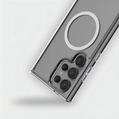 کاور شفاف مگ سیف اس 25 اولترا سامسونگ بلوئو BLUEO Crystal+ MagSafe Samsung S25 Ultra