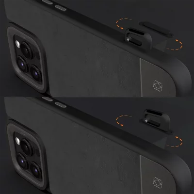 کاور چرمی آیفون 16 پرو اصلی کجسا KAJSA Dale V Shape iPhone 16 Pro