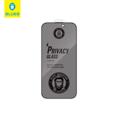 گلس آیفون 15 و آیفون 16 پرایوسی (امنیتی) بلوئو BLUEO Privacy Anti-PEEP Glass iPhone 15/16
