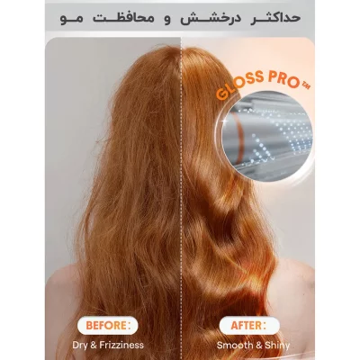 فر کننده مو شیگلم مدل SHEGLAM One Touch چرخشی اتوماتیک سایز 32MM اصل