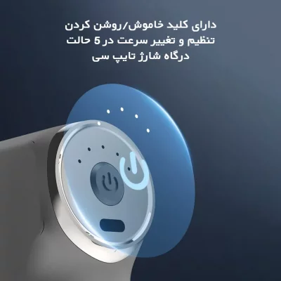 ماساژور تفنگی شارژی مدل Fascial Gun KH-740 - رنگ بندی