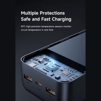 پاوربانک فست شارژ 3 خروجی 22.5 وات مک دودو ظرفیت 30000 میلی آمپر Mcdodo MC-391