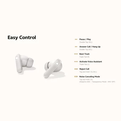 هندزفری بلوتوثی کیو سی وای مدل QCY Buds ANC HT15