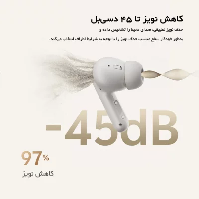 هندزفری بلوتوثی کیو سی وای مدل QCY Buds ANC T15