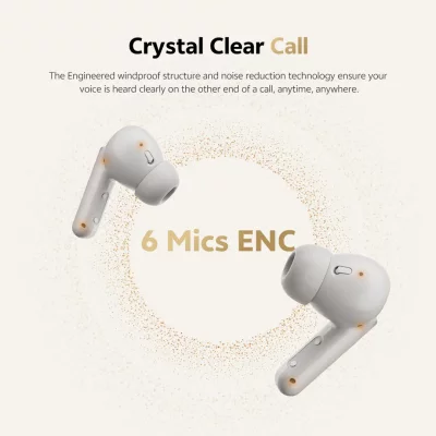 هندزفری بلوتوثی کیو سی وای مدل QCY Buds ANC HT15