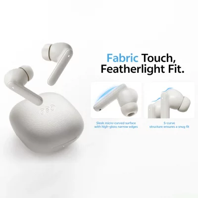 هندزفری بلوتوثی کیو سی وای مدل QCY Buds QT43