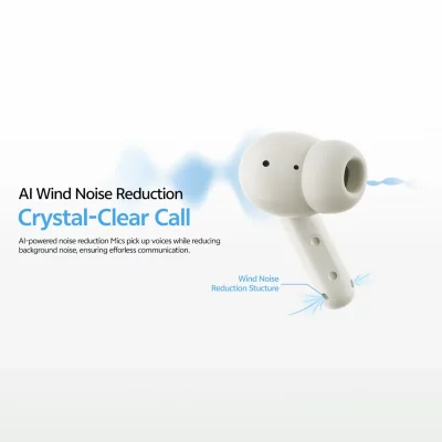 هندزفری بلوتوثی کیو سی وای مدل QCY Buds QT43