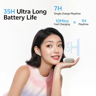 هندزفری بلوتوثی کیو سی وای مدل QCY Buds T43