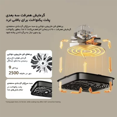 سرخ کن بدون روغن (هواپز) شیائومی Xiaomi Essential 6L MAF13