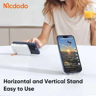 پاور بانک وایرلس مگ سیف 20 وات مک دودو Mcdodo MagSafe MC-510 ظرفیت 10000 میلی آمپر