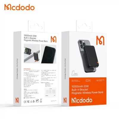 پاور بانک وایرلس مگ سیف 20 وات مک دودو Mcdodo MagSafe MC-510 ظرفیت 10000 میلی آمپر
