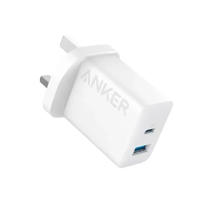 شارژر انکر 2 خروجی 20 وات با کابل تایپ سی Anker Select USB-C B2348 سه شاخه