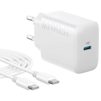 شارژر انکر 20 وات با کابل تایپ سی Anker Select USB-C B2347