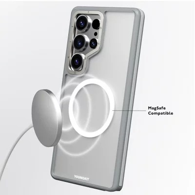 کاور یانگ کیت مگ سیف اس 25 اولترا سامسونگ Youngkit Rocky Sand Soft Touch MagSafe S25 Ultra