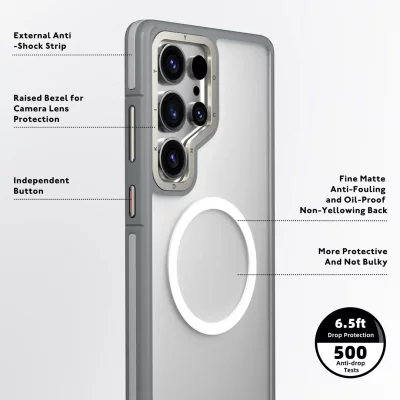 کاور اس 25 اولترا سامسونگ یانگ کیت Youngkit Rocky Sand Soft Touch MagSafe S25 Ultra