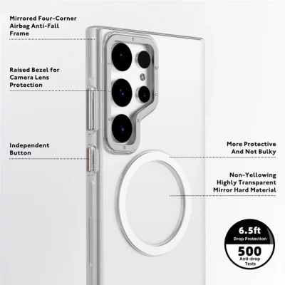 کاور مگ سیف اس 25 اولترا سامسونگ یانگ کیت Youngkit Crystal Shield MagSafe S25 Ultra