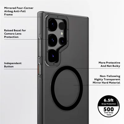 قاب مگ سیف اس 25 اولترا سامسونگ یانگ کیت Youngkit Crystal Shield MagSafe S25 Ultra