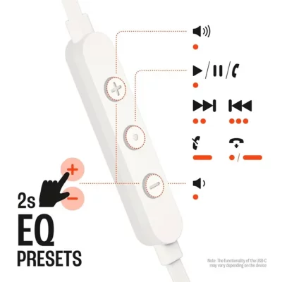 هندزفری با سیم جی بی ال مدل JBL TUNE 305C USB-C تایپ سی