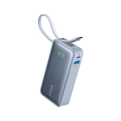 پاوربانک انکر 30 وات با کابل تایپ سی ظرفیت 10000 میلی آمپر ساعت Anker Nano A1259