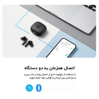 هندزفری بلوتوث انکر مدل Anker Soundcore P40i ANC A3955