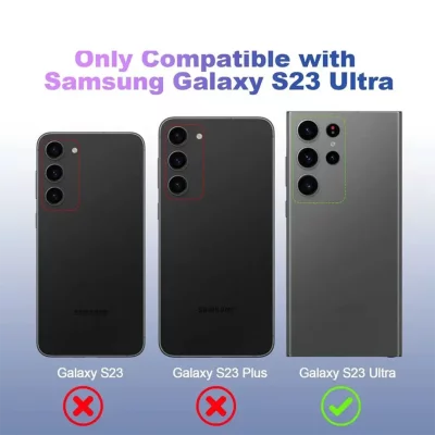 محافظ لنز دوربین اس 23 اولترا سامسونگ مدل رینگی Camera Lens Ring S23 Ultra