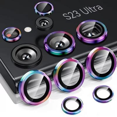محافظ لنز دوربین اس 23 اولترا سامسونگ مدل رینگی Camera Lens Ring S23 Ultra