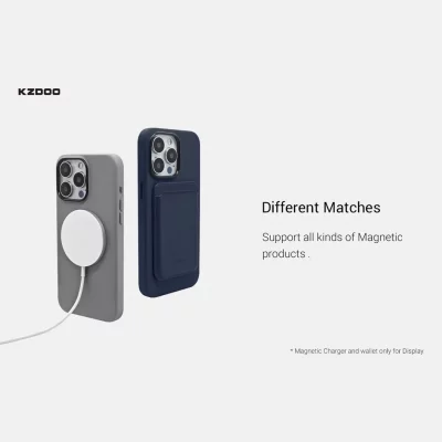 قاب مگ سیف چرمی کی زد دوو مدل KZDOO MAG NOBLE مناسب آیفون 16 پرومکس اپل iPhone 16 Pro Max