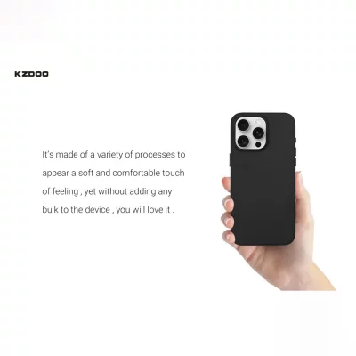 کاور مگ سیف چرمی کی زد دوو مدل KZDOO MAG NOBLE مناسب آیفون 16 پرو اپل iPhone 16 Pro