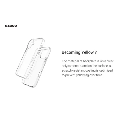 قاب شفاف گاردین کی‌ زد دوو مدل KZDOO GUARDIAN مناسب آیفون 16 پرو اپل iPhone 16 Pro