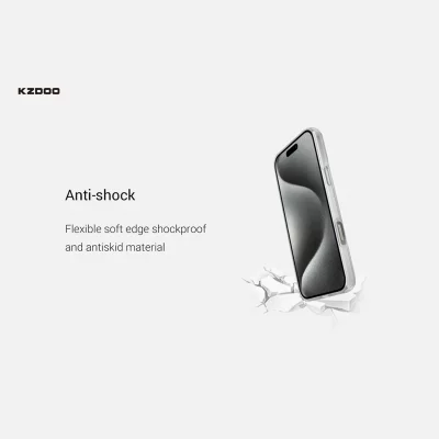 قاب آیفون 16 پرو شفاف گاردین کی‌ زد دوو مدل KZDOO GUARDIAN iPhone 16 Pro