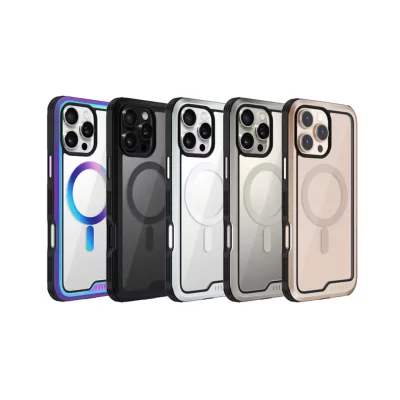 قاب مگ سیف شفاف کی زد دوو مدل KZDOO MAG ARES SPORT مناسب آیفون 16 پرو اپل iPhone 16 Pro