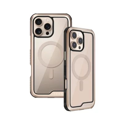 قاب مگ سیف ضد ضربه شفاف آیفون 16 پرو مکس کی زد دوو KZDOO MAG ARES SPORT iPhone 16 Pro Max