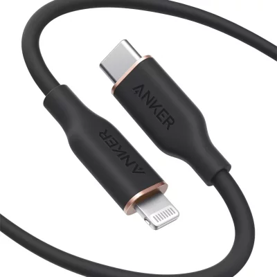 کابل شارژ آیفون لایتنینگ به تایپ سی انکر Anker 641 A8663 طول 1.8 متر