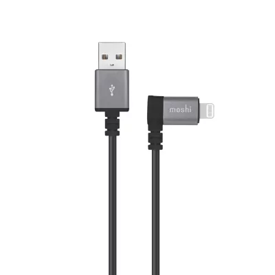 کابل شارژ آیفون لایتنینگ 90 درجه گیمینگ موشی Moshi 90 Degree طول 1.5 متر