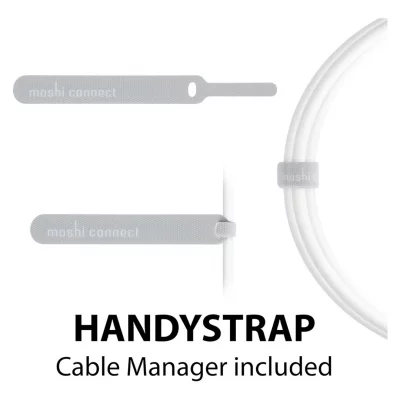 کابل شارژ آیفون لایتنینگ 90 درجه گیمینگ موشی Moshi 90 Degree طول 1.5 متر