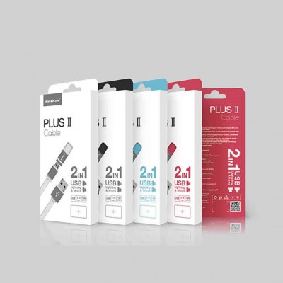 کابل شارژ آیفون لایتنینگ و میکرو یو اس بی نیلکین Nillkin Plus II طول 1.2 متر