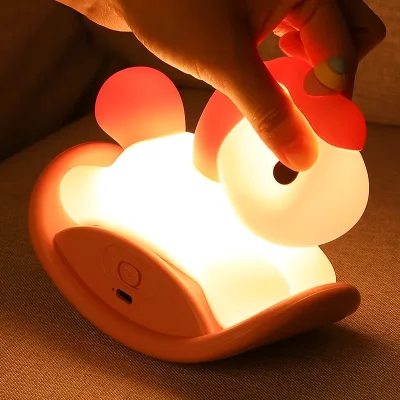 چراغ خواب فانتزی سیلیکونی طرح یونیکورن راکر دار (اسب گهواره ای) Rocking Unicorn