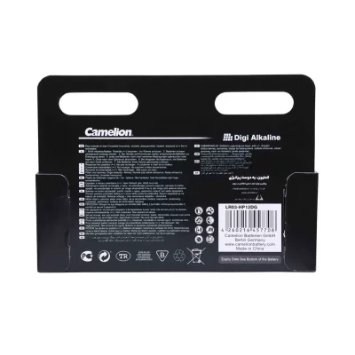 باتری نیم قلمی کملیون مدل AAA Digi Alkaline بسته 12 عددی