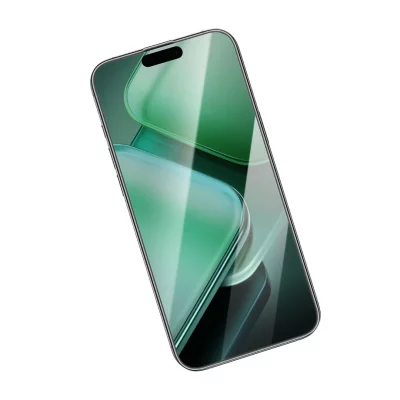 گلس آیفون 16 و آیفون 15 شفاف با کیت نصب آسان گرین لاین Green Lion Picasso 3D iPhone 16/15