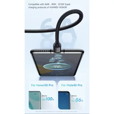 کابل شارژ تایپ سی 120 وات توربو مک دودو Mcdodo CA-473 طول 1.5 متر