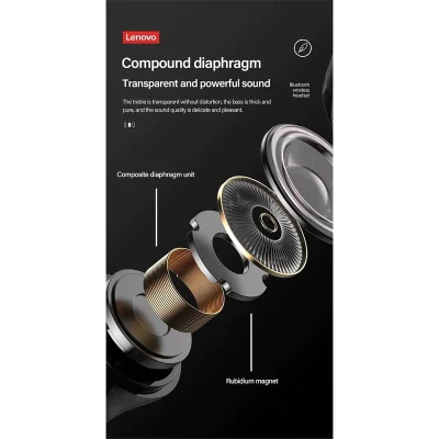 هندزفری بلوتوثی لنوو مدل ThinkPlus LP12 New