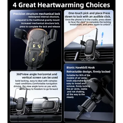 پایه نگه دارنده موبایل ( هولدر ) دریچه کولری یسیدو مدل Yesido C247