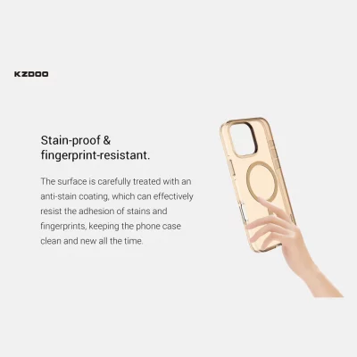 قاب آیفون 16 مگ سیف شفاف ( کاور ) کی‌ زد دوو مدل KZDOO ICEGUARD iPhone 16