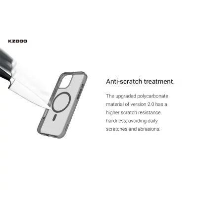 قاب آیفون 16 مگ سیف شفاف ( کاور ) کی‌ زد دوو مدل KZDOO ICEGUARD iPhone 16