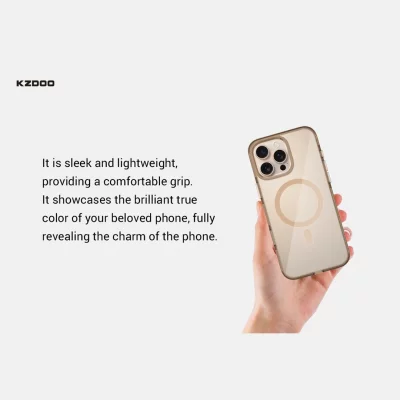 قاب آیفون 16 مگ سیف شفاف ( کاور ) کی‌ زد دوو مدل KZDOO ICEGUARD iPhone 16